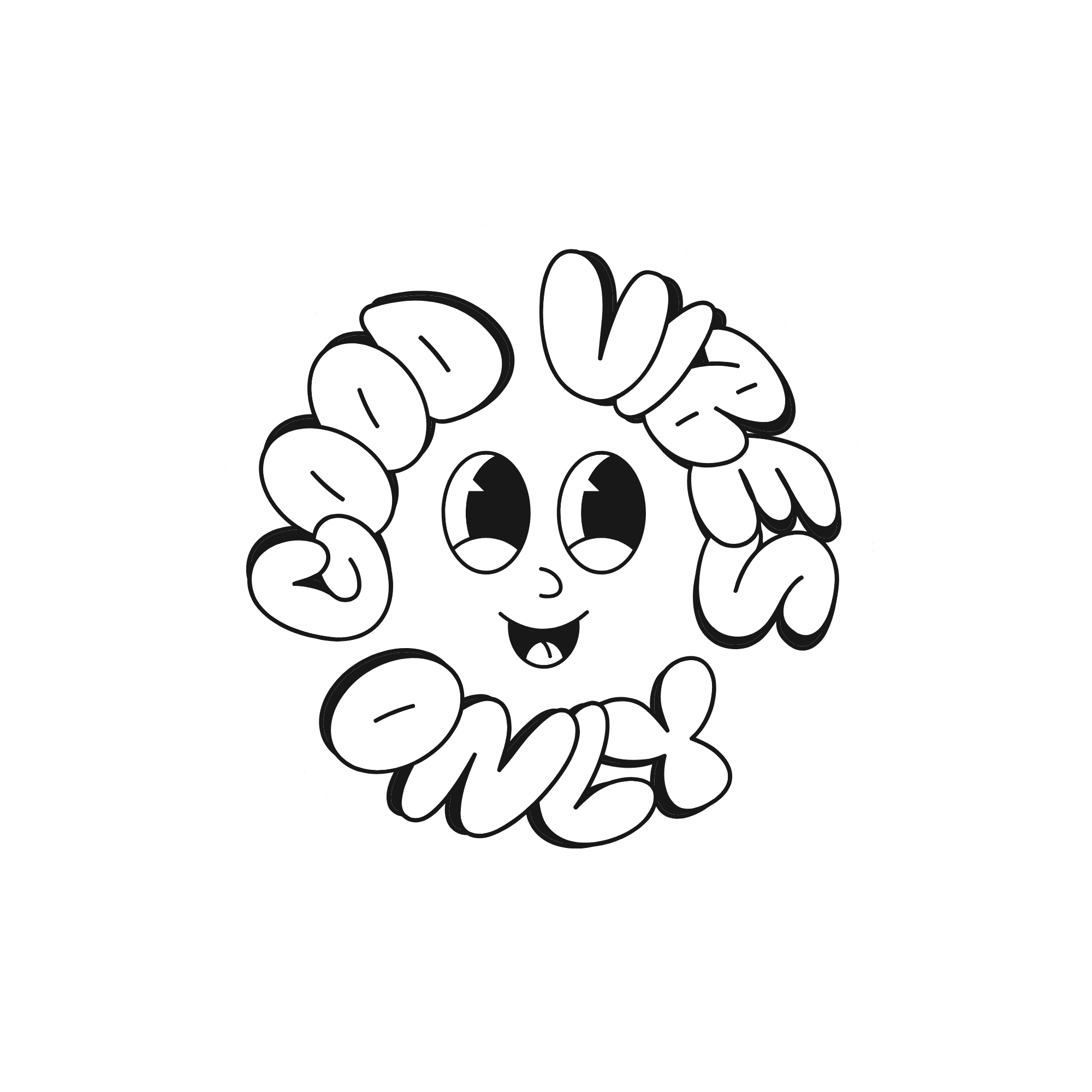 Good vibes neon wall art